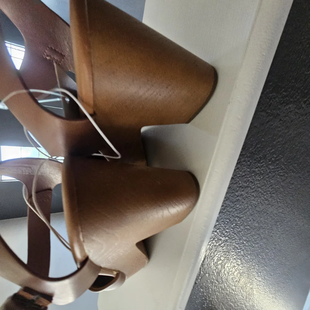 Brown Leather Women's Shoes - Picture 4 of 5